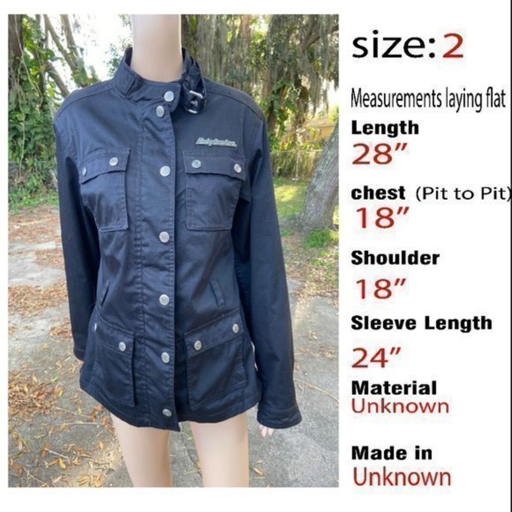 Black Harley Davidson jacket